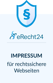 erecht24-Siegel für Impressum